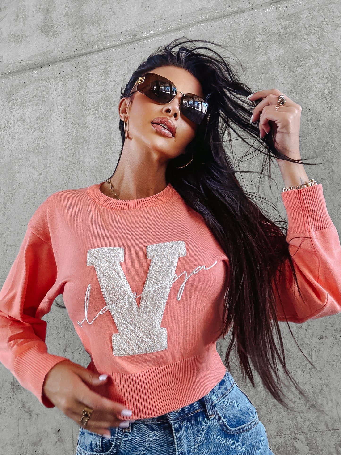 O la voga 'Vindi' Damen Sweater