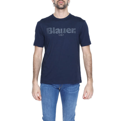 Blauer T-Shirt Herren