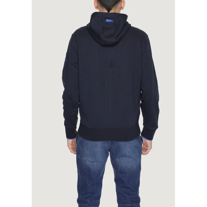 Blauer Fleece Herren