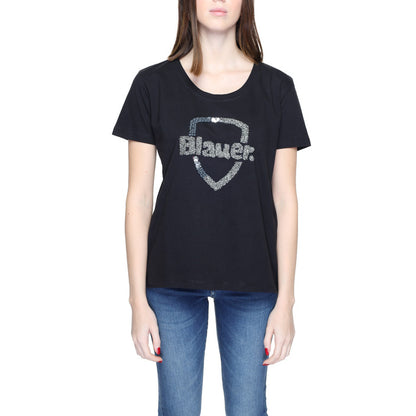 Blauer T-Shirt Damen