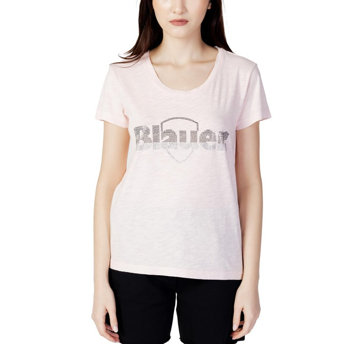 Blauer T-Shirt Damen