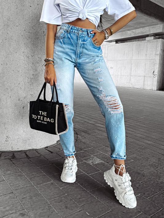 O la voga ' Mess' Jeans