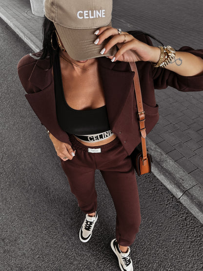 O la voga ' Mocha' Damen Jacke