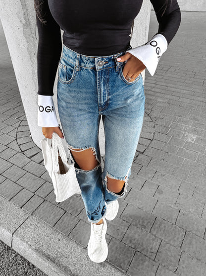 O la voga ' Horizon' Damen Jeans