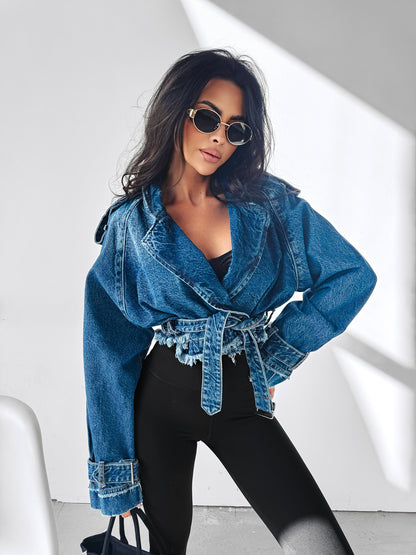 O la voga Denim Jacken Chloe