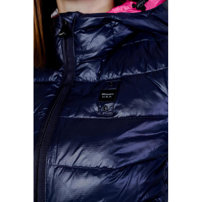 Blauer Jacke Damen