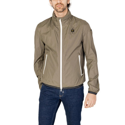 Blauer Jacke Herren