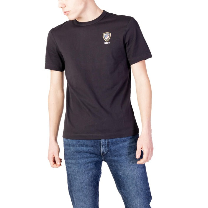 Blauer T-Shirt Herren