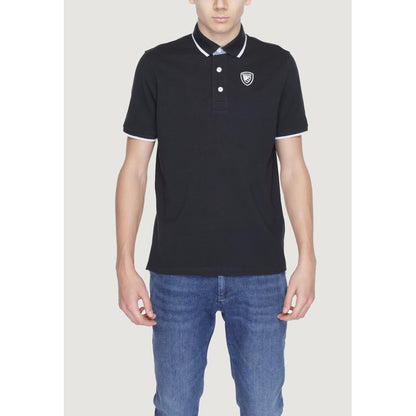 Blauer Polo Herren