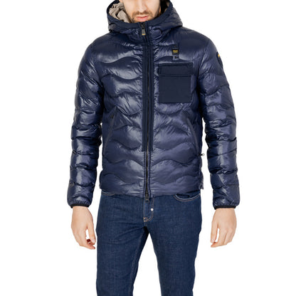 Blauer Jacke Herren